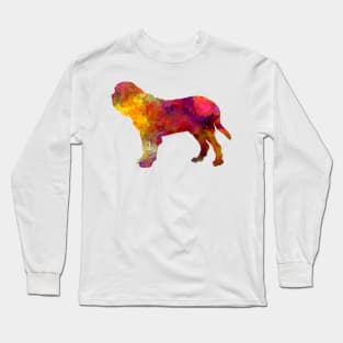 Fila Brasileiro in watercolor Long Sleeve T-Shirt